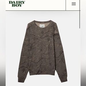Dairy Boy River Camo Crewneck